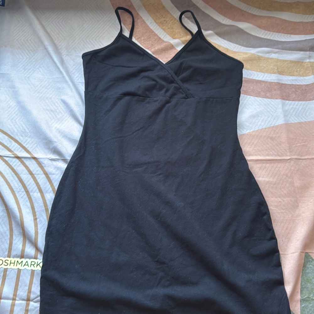 3/$10 Wild Fable Bodycon Black Dress - Picture 2 of 6